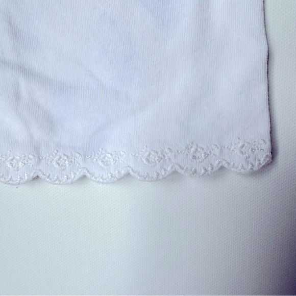 Polo Ralph Lauren Girl’s White Leggings with Detailed Hem Size 5 - Picture 5 of 8